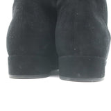 Prada Chelsea Boots Black Suede Size 37.5 Flat Ankle Boots