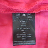 Isabel Marant Jaylee Puff Sleeve Top Pink Ramie Size 38 V-Neck Blouse