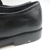 Salvatore Ferragamo Gancini Loafers Black Polished Leather Size 9