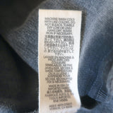 THE GREAT Western Snap-Front Shirt Gray Cotton Size 1 Long Sleeve Top