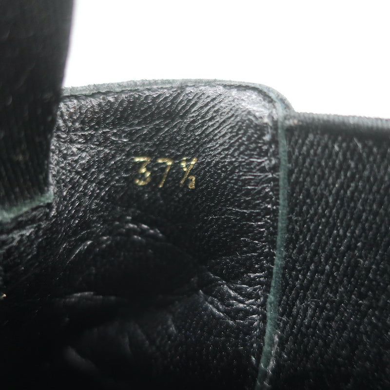 Prada Chelsea Boots Black Suede Size 37.5 Flat Ankle Boots