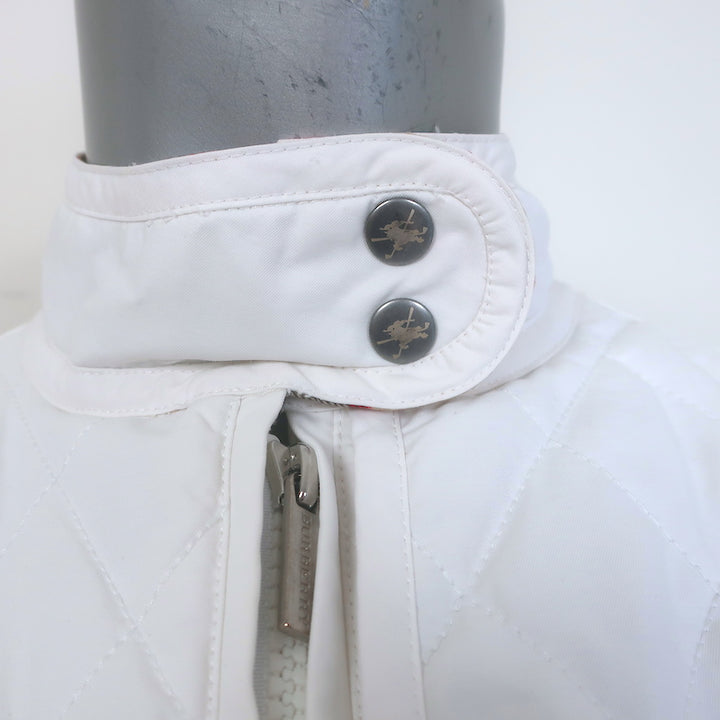 Burberry Golf Quilted Puffer Vest White Size Small