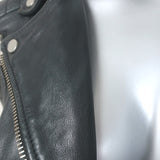 AllSaints Papin Leather Biker Jacket Black Size US 0