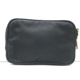 Prada Tessuto Mini Camera Crossbody Bag Black Nylon & Saffiano Leather Clutch