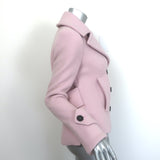 Veronica Beard Peacoat Pink Wool-Blend Size 0 Double Breasted Jacket