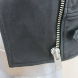 AllSaints Papin Leather Biker Jacket Black Size US 0