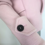 Veronica Beard Peacoat Pink Wool-Blend Size 0 Double Breasted Jacket