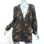 NSF Cardigan Rogers Camouflage Print Cotton-Blend Size Small V-Neck Sweater