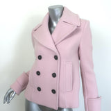 Veronica Beard Peacoat Pink Wool-Blend Size 0 Double Breasted Jacket