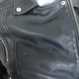 AllSaints Papin Leather Biker Jacket Black Size US 0