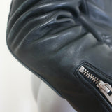 AllSaints Papin Leather Biker Jacket Black Size US 0