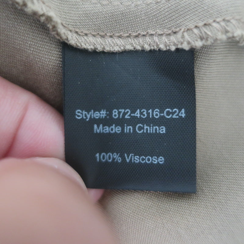 Jenni Kayne Sawyer Midi Slip Skirt Dark Gold Satin Size Extra Small