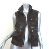 Ralph Lauren Golf Vest Dark Brown Nylon Size Small
