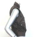 Ralph Lauren Golf Vest Dark Brown Nylon Size Small