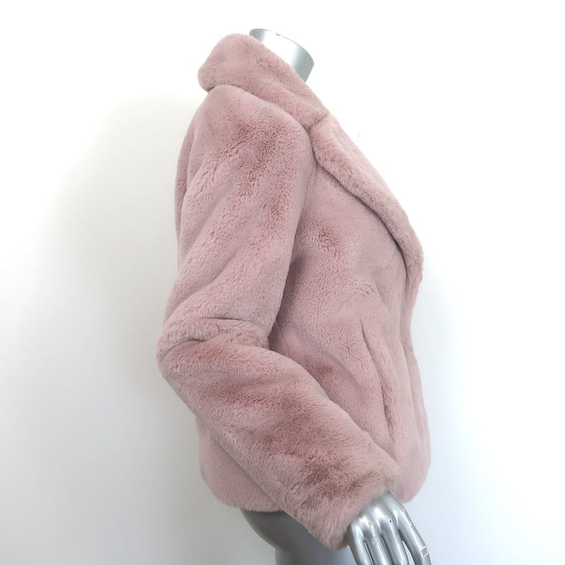 Soia &amp; Kyo Emanuela Faux Fur Jacket Quartz Pink Size Small