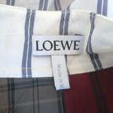 Loewe Striped Patchwork Shirt White/Multi Size Extra Small Long Sleeve Top