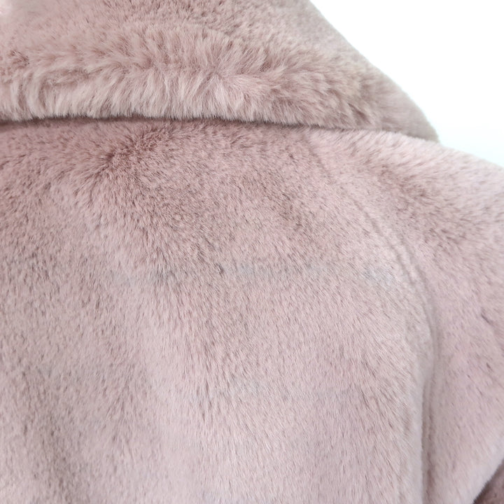 Soia &amp; Kyo Emanuela Faux Fur Jacket Quartz Pink Size Small
