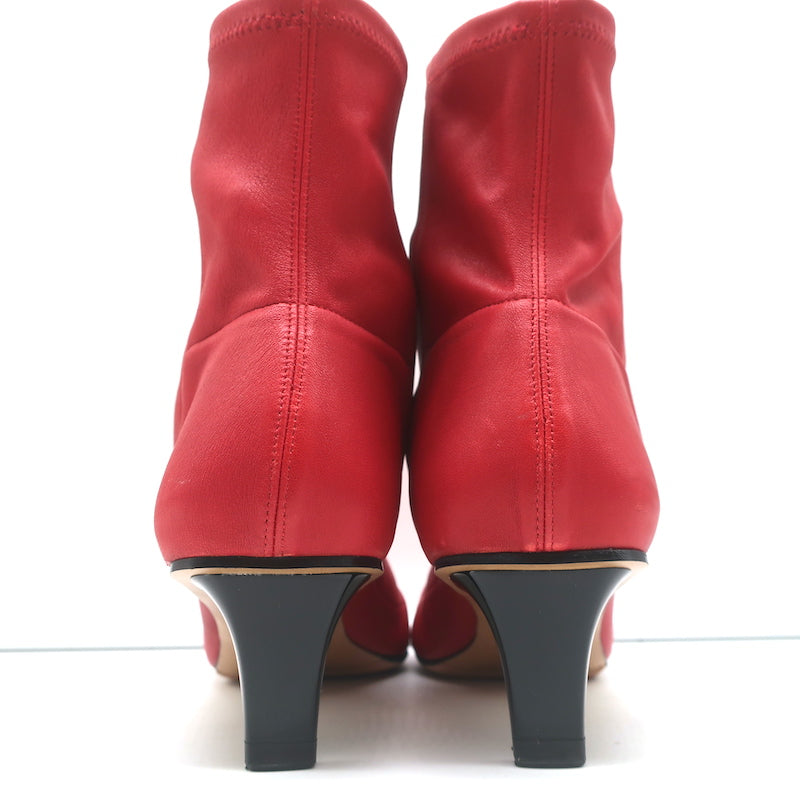 Isabel Marant Boots Daevel Leather Size Kitten Heel Ankle – Celebrity