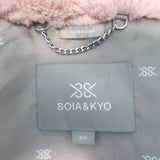 Soia & Kyo Emanuela Faux Fur Jacket Quartz Pink Size Small