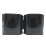 Gucci Rubber Logo Slides Black Size 35 Platform Sandals NEW