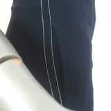Veronica Beard Elin Wide Leg Pants Navy Crepe Size 4