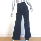 Veronica Beard Elin Wide Leg Pants Navy Crepe Size 4