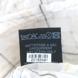 Isabel Marant Abias Puff Sleeve Blouse Cream Checked Organza Size 36