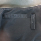 Helmut Lang Ruched Faux Leather Tube Top Army Green Size Extra Extra Small