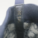 Christian Dior Walk'n'Dior high-top sneakers, navy Oblique stretch-knit with leather trim — pre-owned, authentic luxury