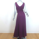 Matthew Williamson One of a Kind Belted Gown Plum Size 4 Sleeveless Maxi Dress