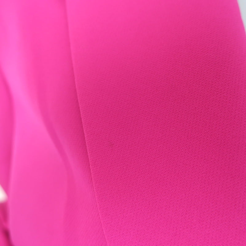 Milly Avery Blazer &amp; Paige Cropped Pants Suit Fuchsia Cady Size 6/8