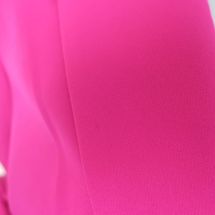 Milly Avery Blazer &amp; Paige Cropped Pants Suit Fuchsia Cady Size 6/8