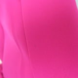 Milly Avery Blazer & Paige Cropped Pants Suit Fuchsia Cady Size 6/8