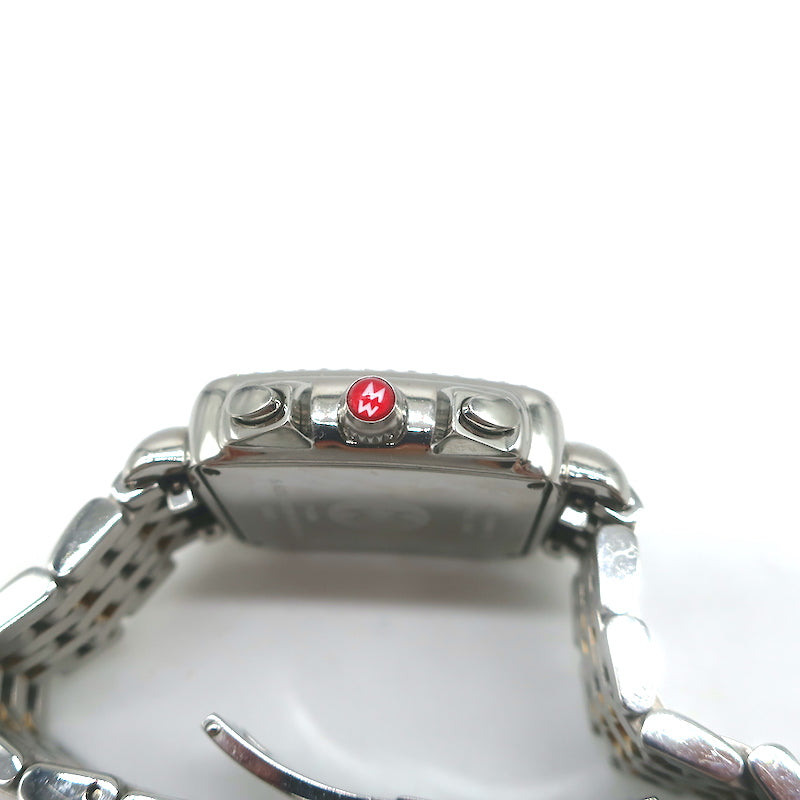 Michele Deco Mother of Pearl Dial Diamond Chronograph Watch 71-6000