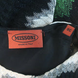Missoni Lurex Wave Knit Sleeveless Maxi Dress Black/Multi Size 38