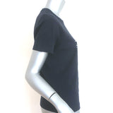 Veronica Beard Logo T-Shirt Navy Size Small Short Sleeve Top NEW