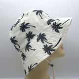 Moncler Palm Tree Bucket Hat White Size Small