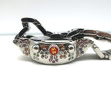 Michele Extreme Fleur Diamond Bezel Stainless Steel Watch MW04A13