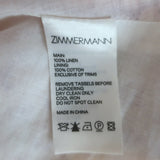 Zimmermann Goldie Spliced Mini Dress Multi Floral Print Ruffled Linen Size 0P