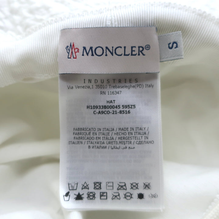 Moncler Palm Tree Bucket Hat White Size Small