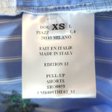 La DoubleJ Sequined Striped Shirt & Shorts Set Blue Size Extra Small NEW