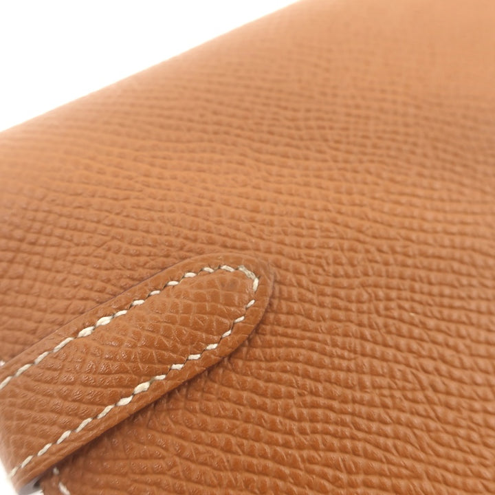 Hermes 2021 Kelly Longue Wallet Gold Epsom Leather Palladium Hardware