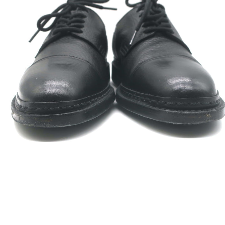 John Lobb Kilmory Derby Shoes Black Full Grain Leather Size 8