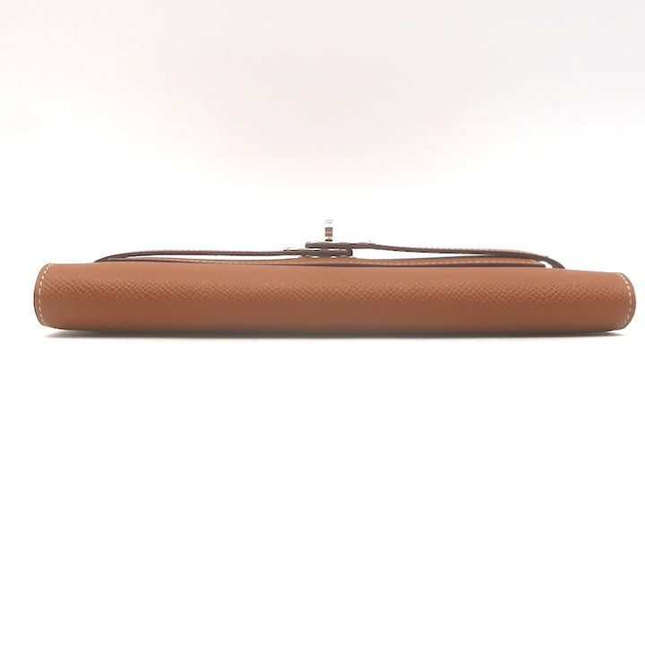 Hermes 2021 Kelly Longue Wallet Gold Epsom Leather Palladium Hardware