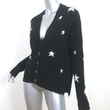 Zadig & Voltaire Mirka Stars Cashmere Cardigan Black Size Extra Small