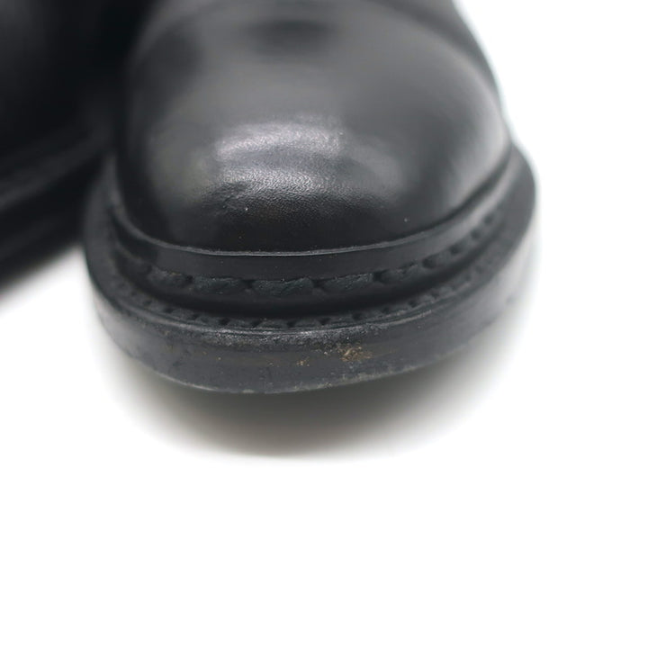 John Lobb Kilmory Derby Shoes Black Full Grain Leather Size 8