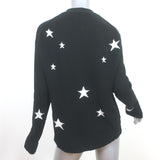 Zadig & Voltaire Mirka Stars Cashmere Cardigan Black Size Extra Small