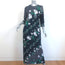 Erdem Maxi Dress Evanna Leighton Navy Tulip Print Silk Twill Size US 4 NEW