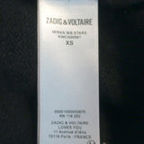 Zadig & Voltaire Mirka Stars Cashmere Cardigan Black Size Extra Small