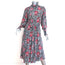 Isabel Marant Etoile Asymmetrical Midi Dress Yescott Floral Print Silk Size 34